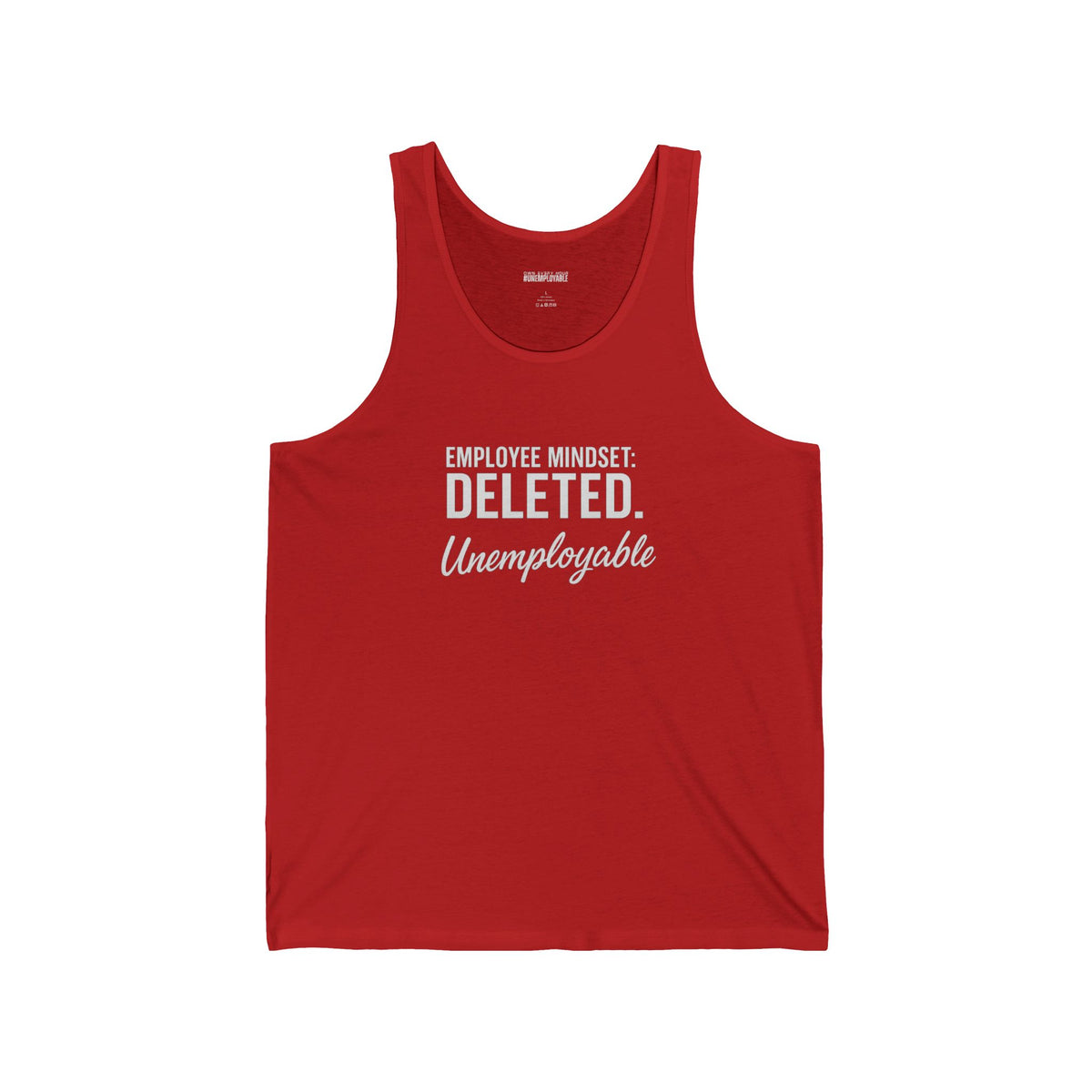 Employee Mindset Unisex Jersey Tank
