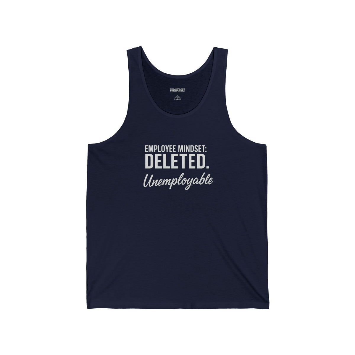 Employee Mindset Unisex Jersey Tank